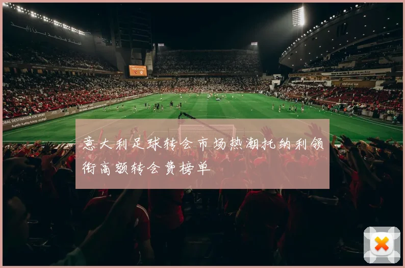 意大利足球转会市场热潮托纳利领衔高额转会费榜单